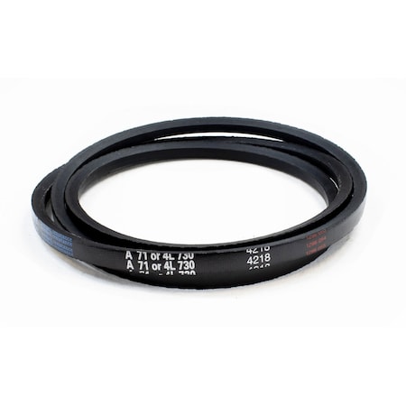 D&D A71/4L730 Classical V-Belt, 73 in Outside Length, 1/2 in Top Width, 1 Ribs A71/4L730